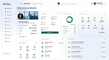 Hetero Healthcare multi hospital management dashboard